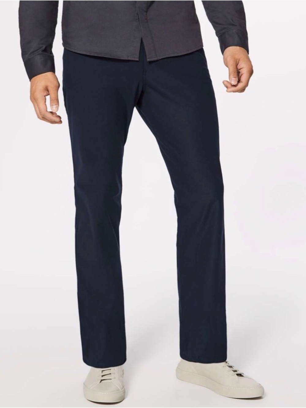 Lululemon Men's ABC Pant Classic Navy Straight-Leg Casual Pants Size 32